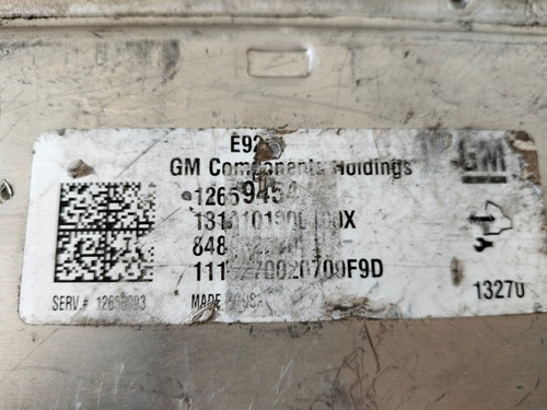 Computadora Chevrolet Cadillac 12656993 E92 Gmc (Usado)
