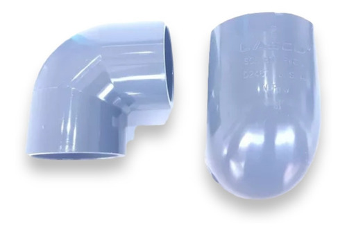 Codo 2-1/2'' X 90° Pvc Cédula 80 Lasco Industrial