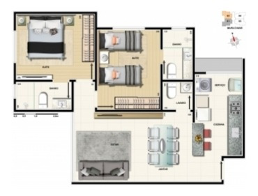 Imagem 20 de 25 de Apartamento Com Área Privativa Com 2 Quartos Para Comprar No Cidade Nova Em Belo Horizonte/mg - 15580