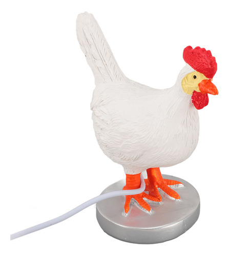 A Mesa 3d Led Egg Chicken Apresenta Uma Resina Brilhante E R