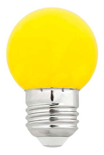 Gota Color Led 1w Amarillo Lámpara Guirnalda Rosca E27 220v