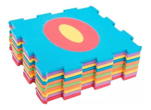 Piso Alfombra Bebe Goma Eva Bebe 10 Piezas Encastrable