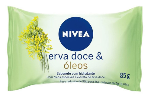 Sabonete Em Barra Erva Doce & Óleos 85g Nivea