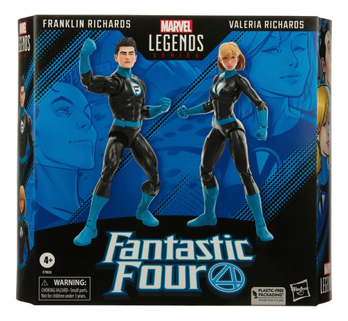Franklin Y Valeria Richards 4 Fantasticos Marvel Legends