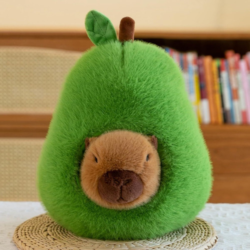 * 45 Cm Juguete De Peluche Grande Aguacate Capybara Realista