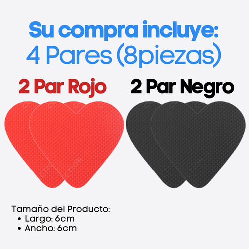 4 Par Almohadillas Pegatinas Antideslizantes Suela Zapatos F