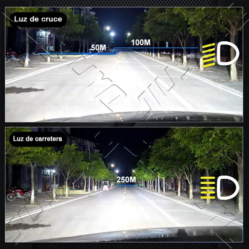 Cd- Kit Faros Luz Led 9005 H11 H10 14000lm Para Ford