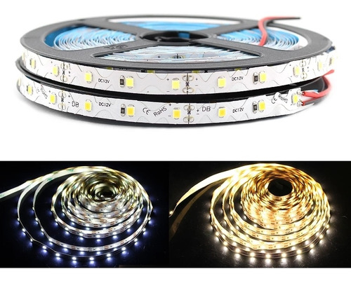 Cinta Led 3528 12v 60led Mt Zigzag Curva Flexible Luz Blanca