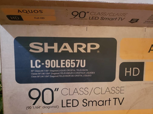 Imagen 7 de 8 de Led Smart Tv Sharp 3d Hd Lc-90le657u Aquos 90 Pulgadas 2014