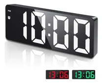 Comprar Relógio Digital De Mesa Parede Led Data Alarme Despertador