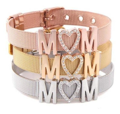 Brazalete Pulsera Mom Regalo 10 De Mayo Dia De Las Madres