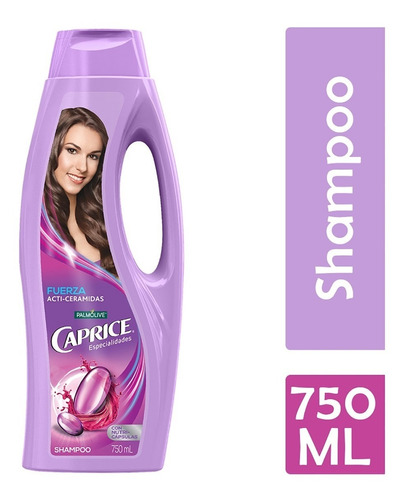 Shampoo Caprice Fuerza Acti-ceramidas + Complex 750 Ml