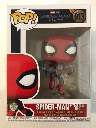 Funko Pop 913 Spiderman Integrated Suit No Way Home Figura (Usado)