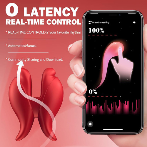 Vibrador Abrazadera Para Pezones 10 Modos Con App Y Control