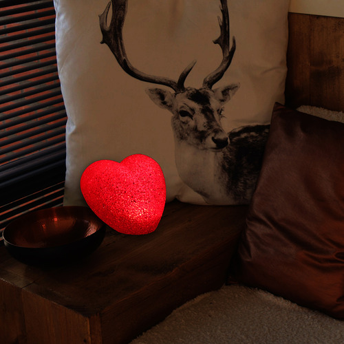 Lámparas De Noche Con Forma De Corazón Para Bodas, Luces Led