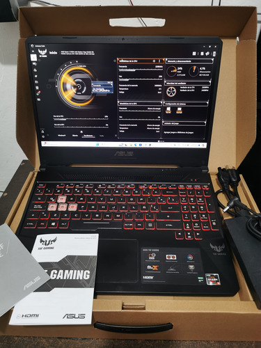 Portátil Asus Tuf Gaming Fx505 Ryzen 5, Nvidia Gtx1650, 16gb