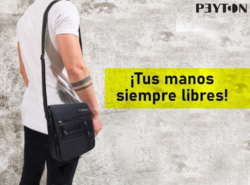 Imagen 3 de 10 de Morral Peyton Original Deportivo Urbano Unisex Reforzado New
