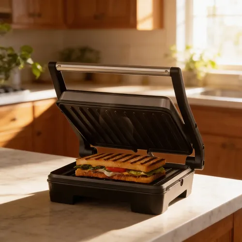 Grill e Sanduicheira Inox Antiaderente Torradeira 127v/220v Preto 127v — R$ 154,01 em Mercado Livre, 43% OFF