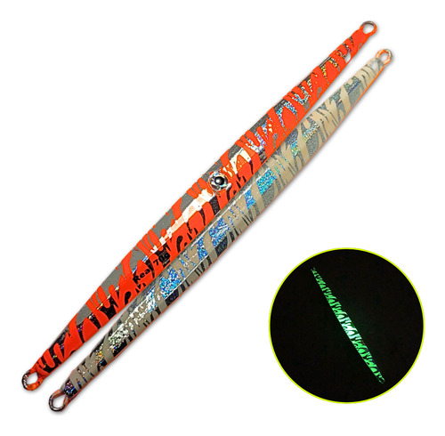 Isca Artificial Slow Speed Jumping Jig Super Glow Jigging