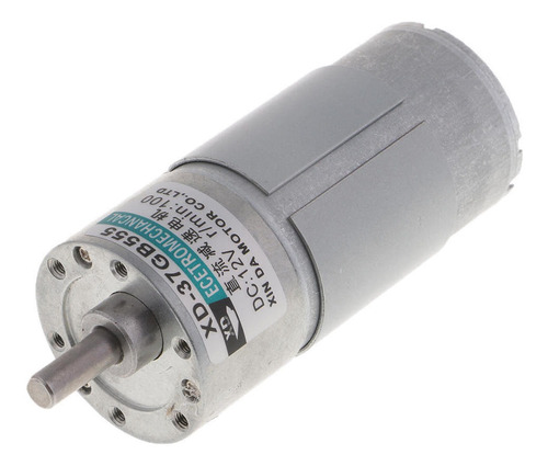 Xd-37gb555 100rpm 12v 15w Motor De Engranaje Ajustable Micro