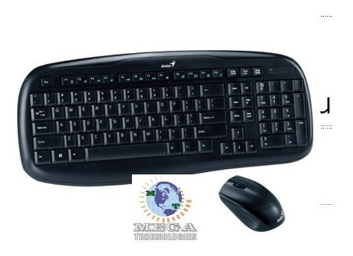 Combo Genius Kb-8000x Teclado+mouse Inhalábrico Wireless