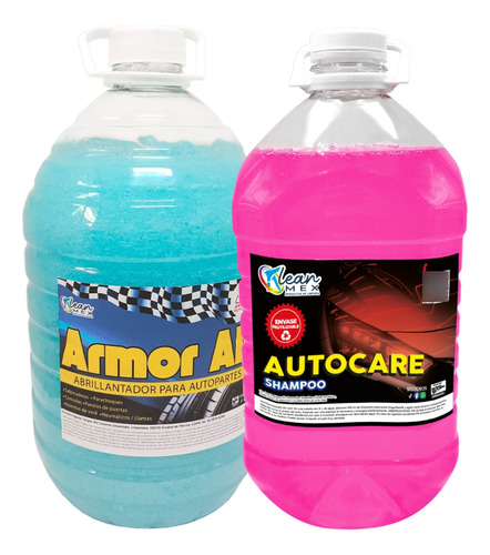 Paquete Armor All Gel 5l Y Shampoo Auto 5l