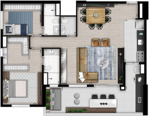 Imagem 27 de 30 de Apartamento À Venda No Bairro Tatuapé - São Paulo/sp - O-2797-8810