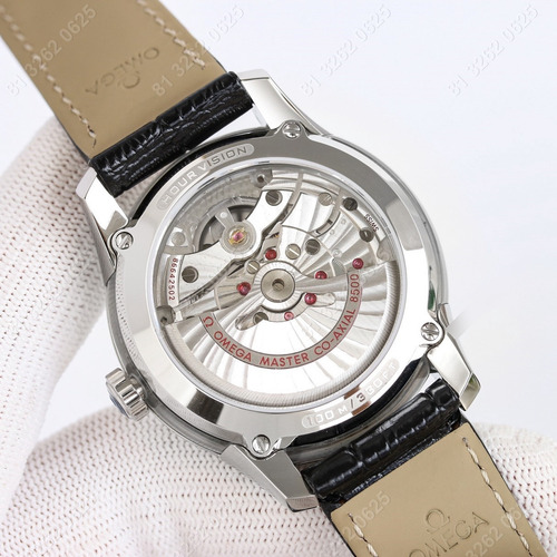 Omega Reloj De Hombre Para Cinturón Con Disco Blanco
