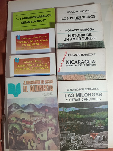 Lote De 8 Libros Literatura Latinoamericana. Banda Oriental 