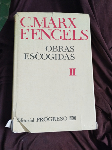 Libro C.marx,f Engels Obras Escogidas Tomo 2