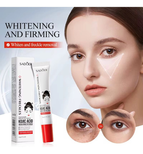 Crema Ojos, Ácido Kójico, Retinol, Desvanece Gránulos,aclara Todo Tipo De Piel Día/noche