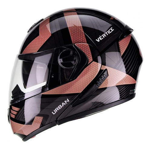 Capacete Peels U-rb2 Vertice Preto/ Cobre