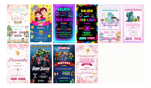 Convite Aniversario Virtual Personalizado Interativo Frozen