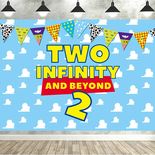 Two Infinity And Beyond Telón De Fondo Buzz Banner Lig...