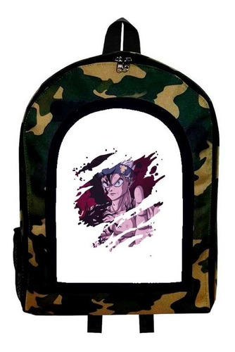 Mochila Camuflada Black Clover A38