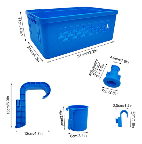 Cesta Organizadora Multifuncional Para Piscina Abo