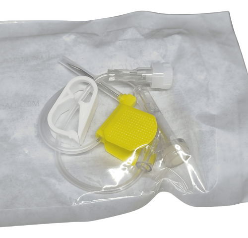 Aguja Huber Poly Port 20g X 25mm Pack X 5 Unidades