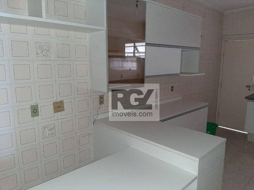 Apartamento Com 4 Dormitórios À Venda, 240 M² Por R$ 1.500.000,00 - Pompéia - Santos/sp - Ap2443