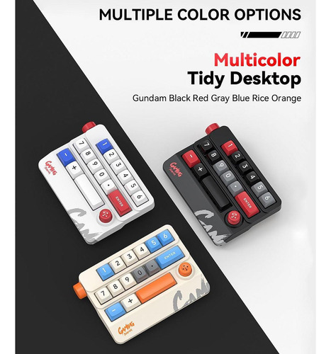 Teclado De Juego Numérico Teclado Mecánico De Fondo Caqui