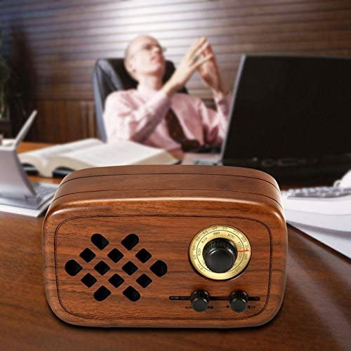 Altavoz Bluetooth Rerii, Radio Bluetooth Pequeño Retro De Ma