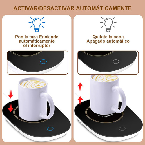 Calentador De Tazas Eléctrico Para Café Y Té, Acero Inox.