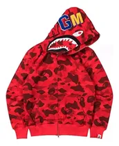 Comprar Sudadera Con Capucha Estampada De Algodón Shark Ape Bapebape