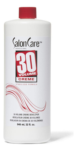 Salon Care Desarrollador De Crema De 30 Volumenes, 32 Onzas.