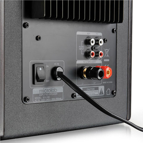 Monitor Referência Áudio Microlab Solo 6c 100w Caixa Som 2.0