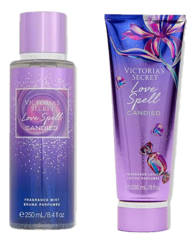 Set De Regalo Victoria Secret Crema + Splash Love Spell