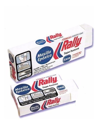 Masilla Rally Tipo Original 50 Gramos 100 Unid