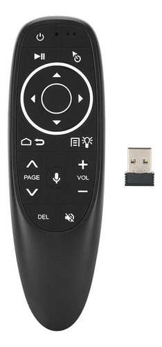 Mouse De Ar Sem Fio Usb 2.4g Com Controle Remoto De Voz Infr