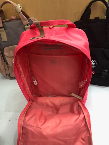 Mochilas Mujer Color Coral Xtrem Briz Porta Notebook Urbanas