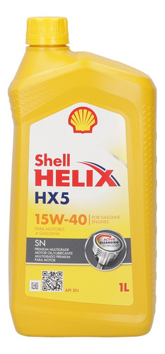 Aceite De Motor Shell Helix Hx5 Mineral 15w40 1l