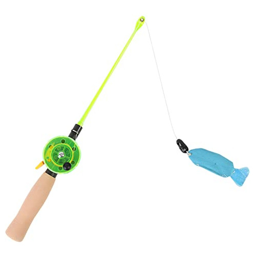 Go Fish Teaser Catnip Fishing Rod Varita Interactiva Cat Toy